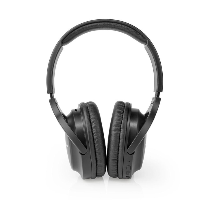 Nedis Trådløse Over-Ear hovedtelefoner | Maksimal batteritid: 20 timer | Indbygget mikrofon | Truk kontrol | Understøtter stemmestyring | Volumenkontrol | Rejsetaske inkluderet | Sort i gruppen HJEMMEELEKTRONIK / Lyd & billede / Hovedtelefoner & Tilbehør / Hovedtelefoner hos TP E-commerce Nordic AB (38-93769)