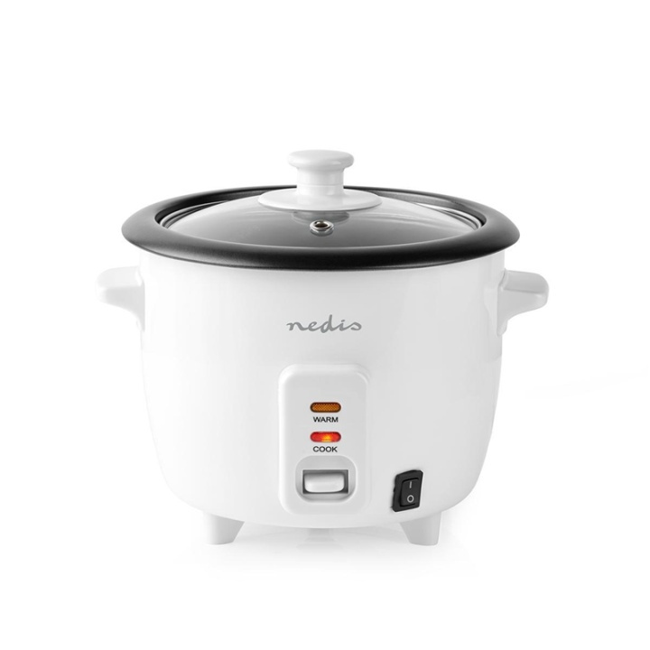 Nedis Ris Koger | 0.6 l | 300 W | Aluminiumsdamper | Non-stick belægning | Aftagelig skål | Auto sluk i gruppen HJEM, HUS & HAVE / Husholdningsapparater / Ris- & Æggekogere hos TP E-commerce Nordic AB (38-93907)