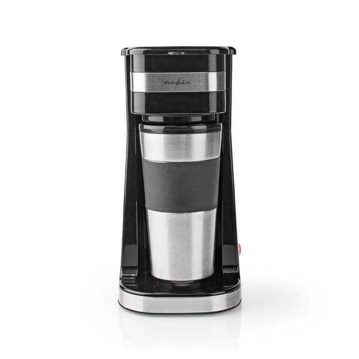 Nedis Kaffemaskine | Filterkaffe | 0.4 l | 1 Kopper | Sort / Sølv i gruppen HJEM, HUS & HAVE / Husholdningsapparater / Kaffe og espresso / Kaffemaskiner hos TP E-commerce Nordic AB (38-93961)