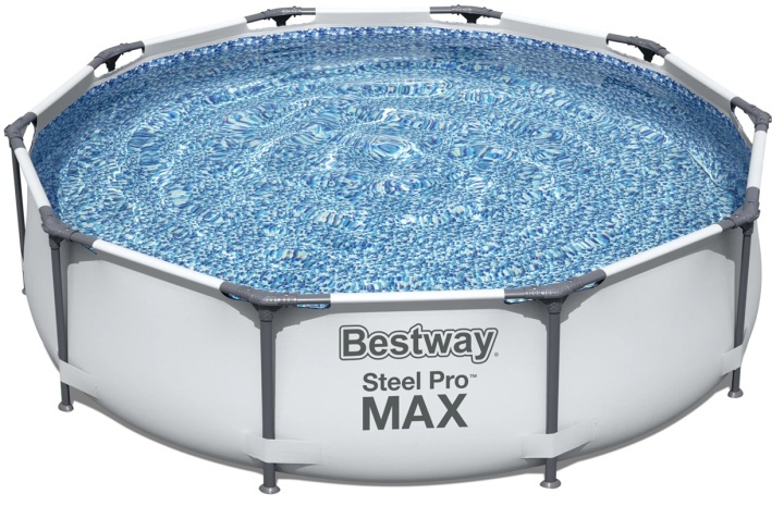 Bestway Steel Pro MAX, 3,05 m diameter, 4678 Liter i gruppen HJEM, HUS & HAVE / Have og gårdhave / Pool & Tilbehør / Pools hos TP E-commerce Nordic AB (38-94078)