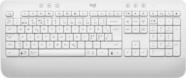 Logitech SIGNATURE K650 trådlöst tangentbord, Vit i gruppen COMPUTERTILBEHØR / Mus og tastatur / Tastatur / Ledningsfri hos TP E-commerce Nordic AB (38-94351)