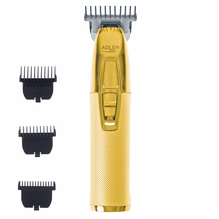 Adler AD 2836g Professionell Trimmer USB, Guld i gruppen SKØNHED & HELSE / Hår og styling / Barbering og trimning / Barbermaskiner og tilbehør hos TP E-commerce Nordic AB (38-94409)