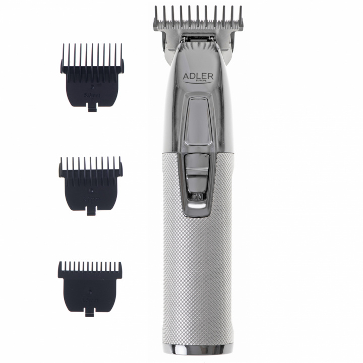 Adler AD 2836s Professionel trimmer - USB, sølv i gruppen SKØNHED & HELSE / Hår og styling / Barbering og trimning / Barbermaskiner og tilbehør hos TP E-commerce Nordic AB (38-94410)