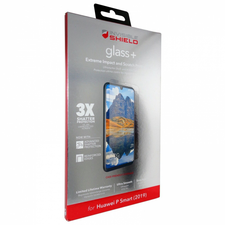 ZAGG InvisibleShield Glass+ skærmbeskytter til Huawei P Smart 2019 i gruppen SMARTPHONES & TABLETS / Mobil Beskyttelse / Huawei/Honori hos TP E-commerce Nordic AB (38-94533)