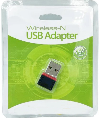 Wireless-N USB Adapter - WiFi 4, 150 Mbps i gruppen COMPUTERTILBEHØR / Netværk / Netværkskort / USB trådløs hos TP E-commerce Nordic AB (38-94624)