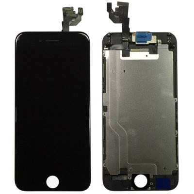 Komplet iPhone 6 Plus-skærm med dele, sort i gruppen SMARTPHONES & TABLETS / Reservdelar hos TP E-commerce Nordic AB (38-94698)