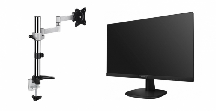 Paket med monitor från Philips och fäste från Andersson - Pre-owned, Klass A i gruppen COMPUTERTILBEHØR / Monitor / Monitorer hos TP E-commerce Nordic AB (38-94850)