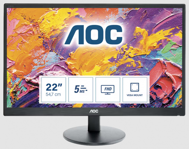 AOC Monitor 215LM00041, Pre-owned, Grade C i gruppen COMPUTERTILBEHØR / Monitor / Monitorer hos TP E-commerce Nordic AB (38-94855)