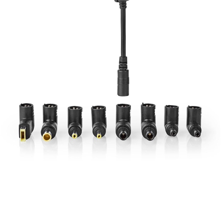 Nedis notebook-adapter | 90 W | 18.5 / 19 / 19.5 / 20 V DC | 6.0 A | Type F (CEE 7/7) i gruppen COMPUTERTILBEHØR / Bærbare computere og tilbehør / Oplader / Opladere til laptops / Universal hos TP E-commerce Nordic AB (38-95017)