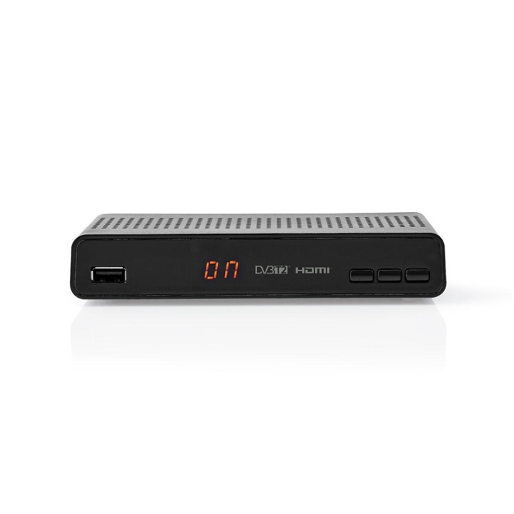 Nedis DVB-T2 Receiver | Free To Air (FTA) | 480i / 480p / 576i / 576p / 720p / 1080i / 1080p | H.265 | 1000 Kanaler | Forældrekontrol | Elektronisk program guide | Fjernstyret | Sort i gruppen HJEMMEELEKTRONIK / Lyd & billede / Tv og tilbehør / TV bokse hos TP E-commerce Nordic AB (38-95227)