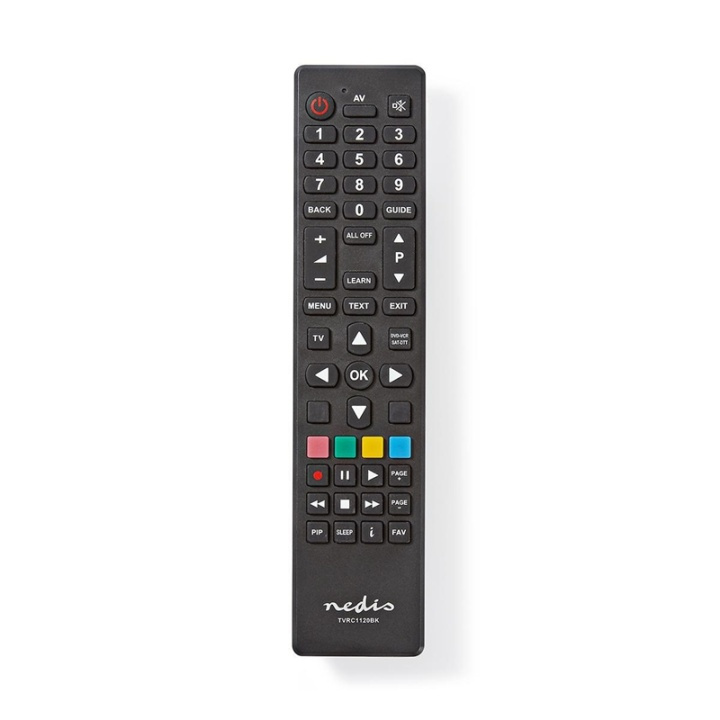 Nedis Universal fjernbetjening | Programmerbar | 2 Enheder | Klar layout | Infrarød | Sort i gruppen HJEMMEELEKTRONIK / Lyd & billede / Tv og tilbehør / Fjernbetjeninger hos TP E-commerce Nordic AB (38-95249)