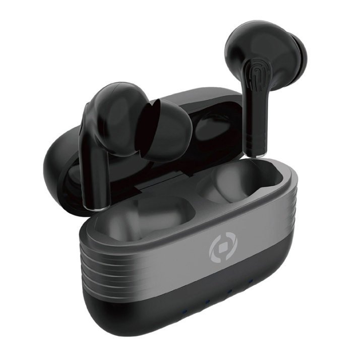 Celly Slim1 True Wireless Headset In-ear, Svart i gruppen HJEMMEELEKTRONIK / Lyd & billede / Hovedtelefoner & Tilbehør / Hovedtelefoner hos TP E-commerce Nordic AB (38-95488)