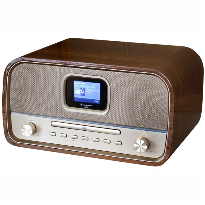 Soundmaster Stereo BT/CD/USB och radio i gruppen HJEMMEELEKTRONIK / Lyd & billede / Hjemmebiograf, HiFi & Bærbar / Radio og vækkeure / Radio hos TP E-commerce Nordic AB (38-95490)