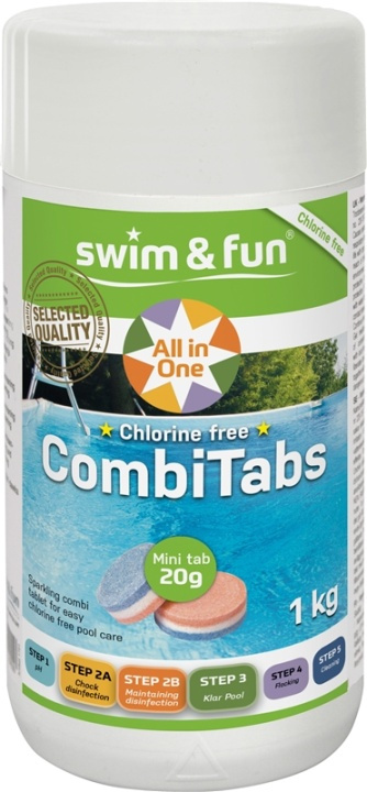 CombiTabs 20g, Chlorine free 1 kg i gruppen HJEM, HUS & HAVE / Have og gårdhave / Pool & Tilbehør / Kemi til pools hos TP E-commerce Nordic AB (38-95593)