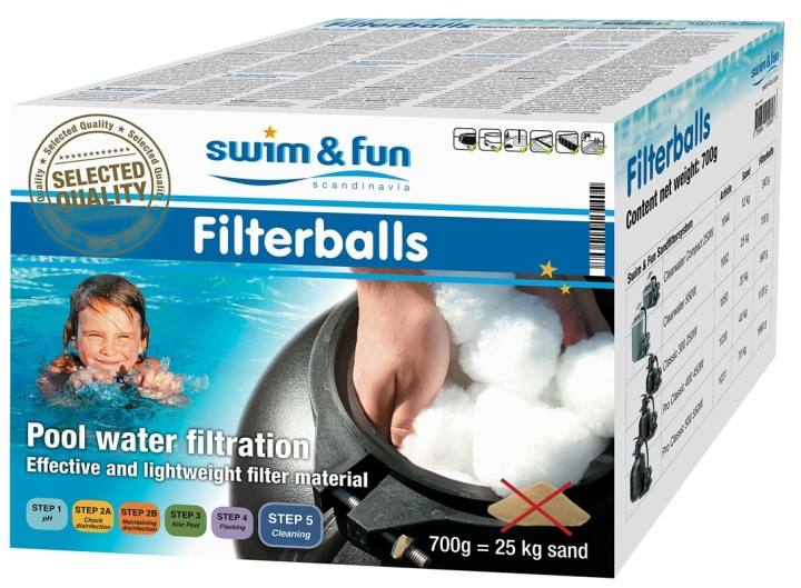 Filterballs 700 gr. i gruppen HJEM, HUS & HAVE / Have og gårdhave / Pool & Tilbehør / Filtre og tilbehør hos TP E-commerce Nordic AB (38-95627)