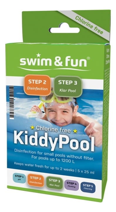 KiddyPool 5 x 25 ml i gruppen HJEM, HUS & HAVE / Have og gårdhave / Pool & Tilbehør / Kemi til pools hos TP E-commerce Nordic AB (38-95643)