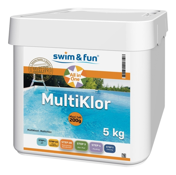 MultiKlor Maxi tab 200g 5 kg i gruppen HJEM, HUS & HAVE / Have og gårdhave / Pool & Tilbehør / Kemi til pools hos TP E-commerce Nordic AB (38-95672)