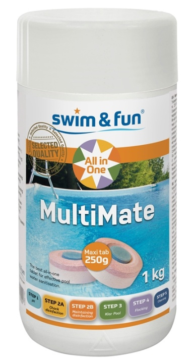 MultiMate Chlorine Tab 250g 1 kg i gruppen HJEM, HUS & HAVE / Have og gårdhave / Pool & Tilbehør / Kemi til pools hos TP E-commerce Nordic AB (38-95673)