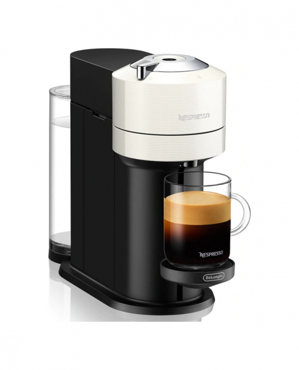 Nespresso Vertuo Next Kapselmaskin ENV120, Vit i gruppen HJEM, HUS & HAVE / Husholdningsapparater / Kaffe og espresso / Espressomaskiner hos TP E-commerce Nordic AB (38-95970)