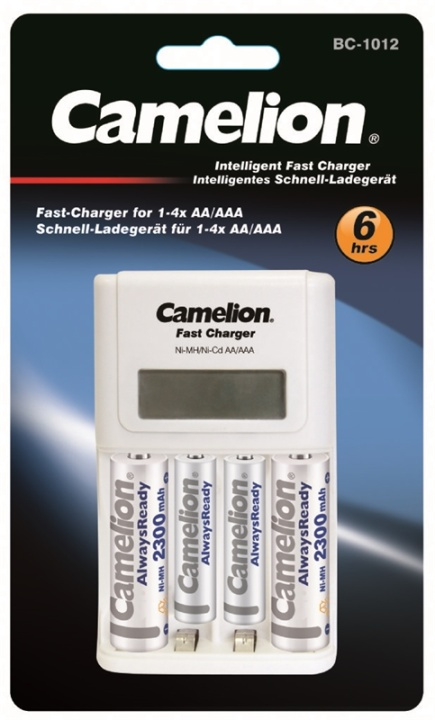 Camelion BC-1012 batterioplader med batterier i gruppen HJEMMEELEKTRONIK / Batterier og opladere / Batterier / AAA hos TP E-commerce Nordic AB (38-96028)