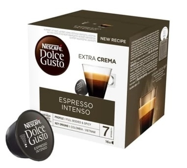 Dolce Gusto Intenso Extra Crema 16st i gruppen HJEM, HUS & HAVE / Husholdningsapparater / Kaffe og espresso / Kaffekapslar hos TP E-commerce Nordic AB (38-96415)