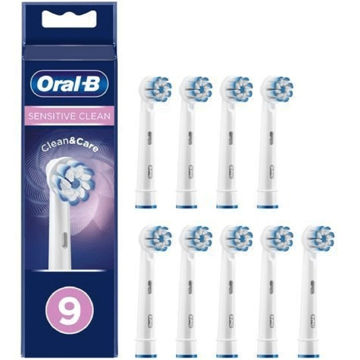 Oral B Borsthuvud Sensitive Clean & Care 3+3+3st i gruppen SKØNHED & HELSE / Oral pleje / Tilbehør til elektriske tandbørster hos TP E-commerce Nordic AB (38-96737)