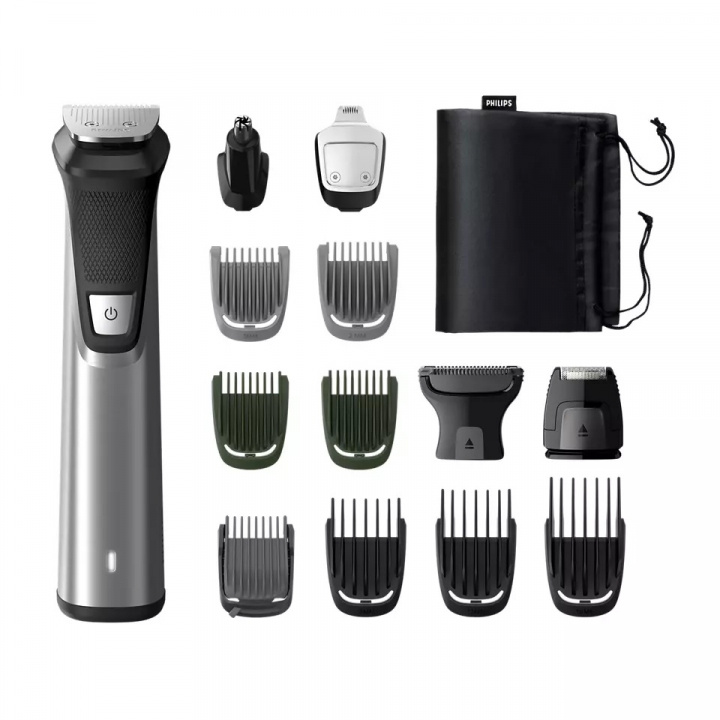Philips MG7745/15 Multigroom series 7000 14-i-1 Ansikte-, hår- och kroppstrimmer i gruppen SKØNHED & HELSE / Hår og styling / Barbering og trimning / Hårtrimmere hos TP E-commerce Nordic AB (38-96813)