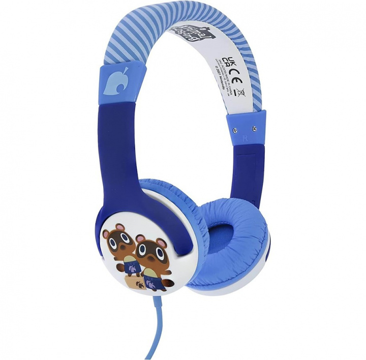 OTL Animal Crossing Timmy & Tommy Kids Headphones i gruppen HJEMMEELEKTRONIK / Lyd & billede / Hovedtelefoner & Tilbehør / Hovedtelefoner hos TP E-commerce Nordic AB (38-96833)