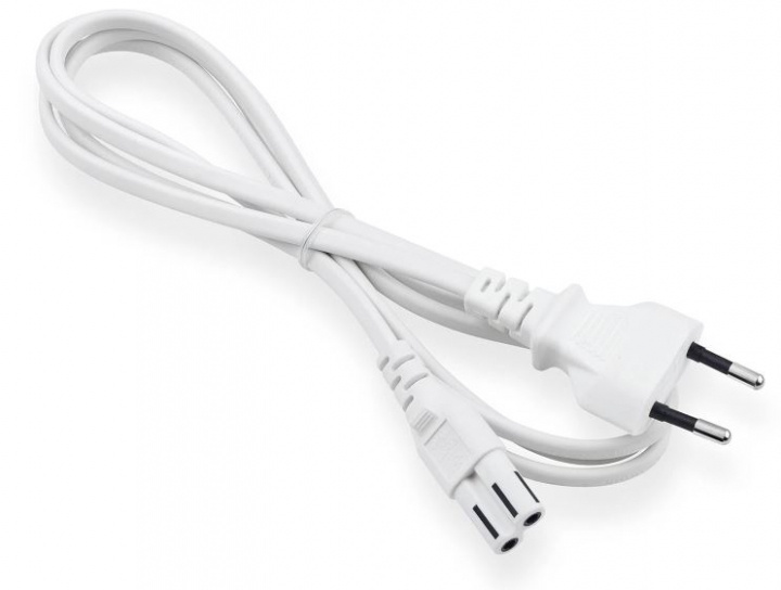 ON Strømkabel 2-polet, 1,5 meter, hvid i gruppen COMPUTERTILBEHØR / Kabler og adaptere / Elkabler hos TP E-commerce Nordic AB (38-96845)