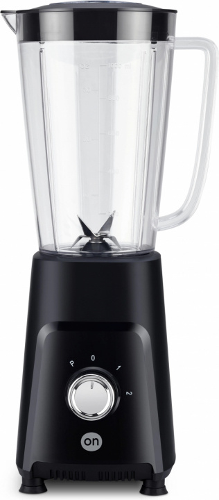 ON Blender med to hastigheder, sort i gruppen HJEM, HUS & HAVE / Husholdningsapparater / Foodprocessor og køkkenassistenter / Mixer & Blender hos TP E-commerce Nordic AB (38-96928)