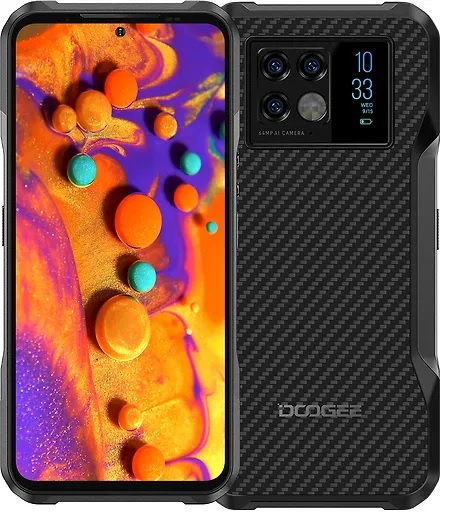 Doogee V20 Telefon 256/8GB Sort i gruppen SMARTPHONES & TABLETS / Mobiltelefoner & smartphones hos TP E-commerce Nordic AB (38-96947)