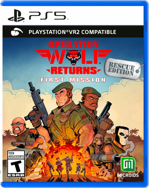 Operation Wolf Returns: First Mission - Rescue Edition (PS5) i gruppen HJEMMEELEKTRONIK / Spilkonsoller og tilbehør / Sony PlayStation 5 / Spil hos TP E-commerce Nordic AB (38-96956)