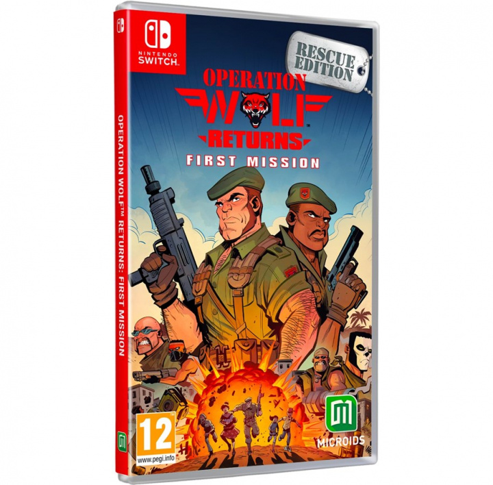 Operation Wolf Returns: First Mission - Rescue Edition (Switch) i gruppen HJEMMEELEKTRONIK / Spilkonsoller og tilbehør / Nintendo Switch / Spil hos TP E-commerce Nordic AB (38-96957)