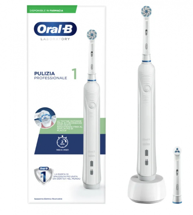 Oral-B Professional Laboratory Clean 1 i gruppen SKØNHED & HELSE / Oral pleje / Elektriske tandbørster hos TP E-commerce Nordic AB (38-96994)