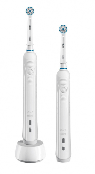 Oral-B Pro1 290 Duo Sensi White i gruppen SKØNHED & HELSE / Oral pleje / Elektriske tandbørster hos TP E-commerce Nordic AB (38-96999)