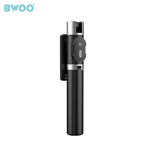 BWOO Selfiepinne bluetooth ZP12, Svart i gruppen SMARTPHONES & TABLETS / Øvrigt tilbehør / Docks, Stativ og Holder hos TP E-commerce Nordic AB (38-97015)