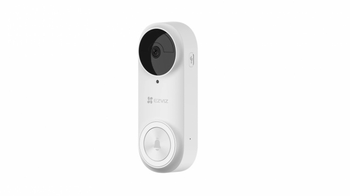 Ezviz DB2 Smart trådlös dörrklocka med 2K-video. microSD och CloudPlay, Vit i gruppen HJEM, HUS & HAVE / Alarm, Sikkerhed & Overvågning / Dørklokker hos TP E-commerce Nordic AB (38-97075)