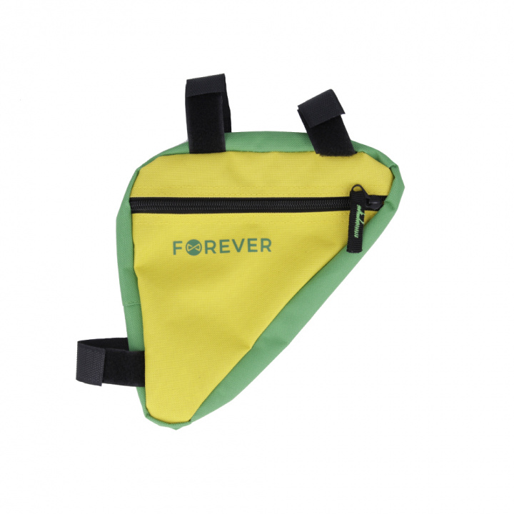 Forever Outdoor Cykeltaske til cykelstel, gul/grøn i gruppen SPORT, FRITID & HOBBY / Sportsudstyr / Cykel tilbehør / Øvrigt cykel tilbehør hos TP E-commerce Nordic AB (38-97109)