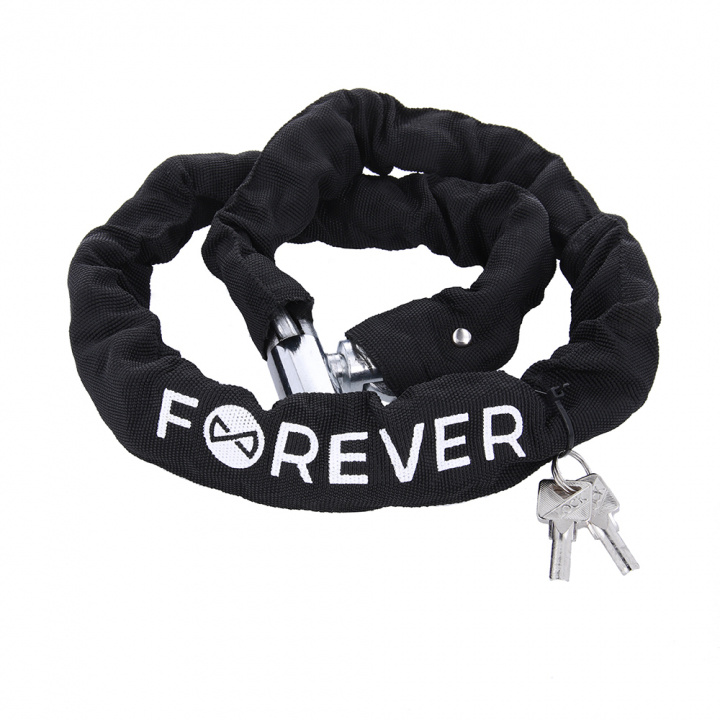 Forever Outdoor cykelkædelås med nøgler CHL-110 i gruppen SPORT, FRITID & HOBBY / Sportsudstyr / Cykel tilbehør / Øvrigt cykel tilbehør hos TP E-commerce Nordic AB (38-97125)