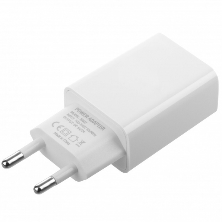 USB-A Adapter 5V/2A i gruppen SMARTPHONES & TABLETS / Opladere og kabler / Vægoplader / Vægoplader USB hos TP E-commerce Nordic AB (38-97160)