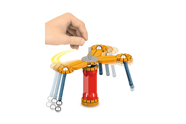 Geomag Mechanics magnetisk byggesystem 33 dele i gruppen LEGETØJ, BØRN & BABY / Legetøj / Bygge legesager / Geomag hos TP E-commerce Nordic AB (38-97194)