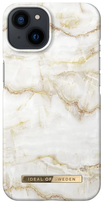 IDEAL OF SWEDEN Golden Pearl Marble Fashion Case till iPhone 13 i gruppen SMARTPHONES & TABLETS / Mobil Beskyttelse / Apple / iPhone 13 / Cover hos TP E-commerce Nordic AB (38-97232)