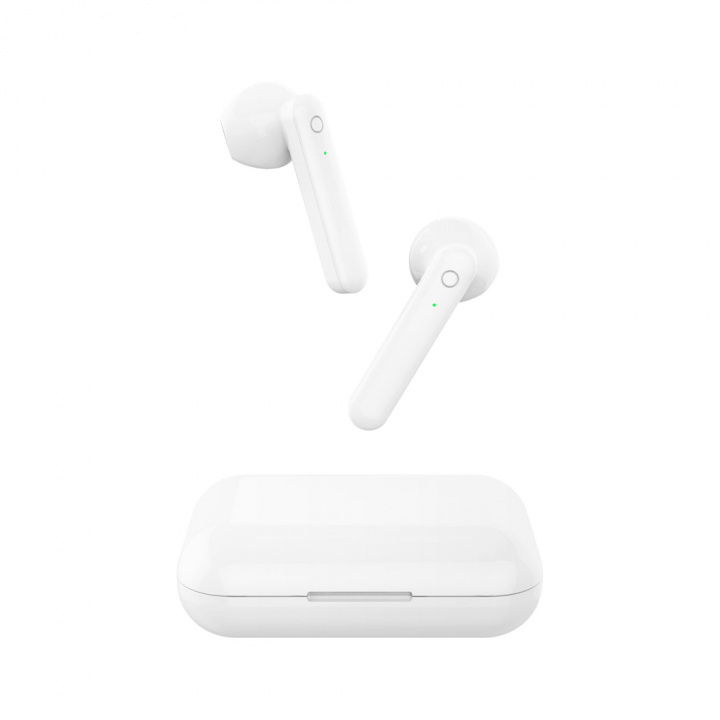 Forever TWE-110 Earp Bluetooth-hovedtelefoner, hvid i gruppen HJEMMEELEKTRONIK / Lyd & billede / Hovedtelefoner & Tilbehør / Hovedtelefoner hos TP E-commerce Nordic AB (38-97320)