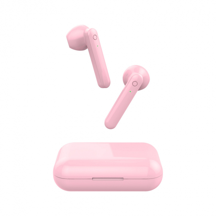 Forever TWE-110 Earp Bluetooth-hovedtelefoner, Pink i gruppen HJEMMEELEKTRONIK / Lyd & billede / Hovedtelefoner & Tilbehør / Hovedtelefoner hos TP E-commerce Nordic AB (38-97321)