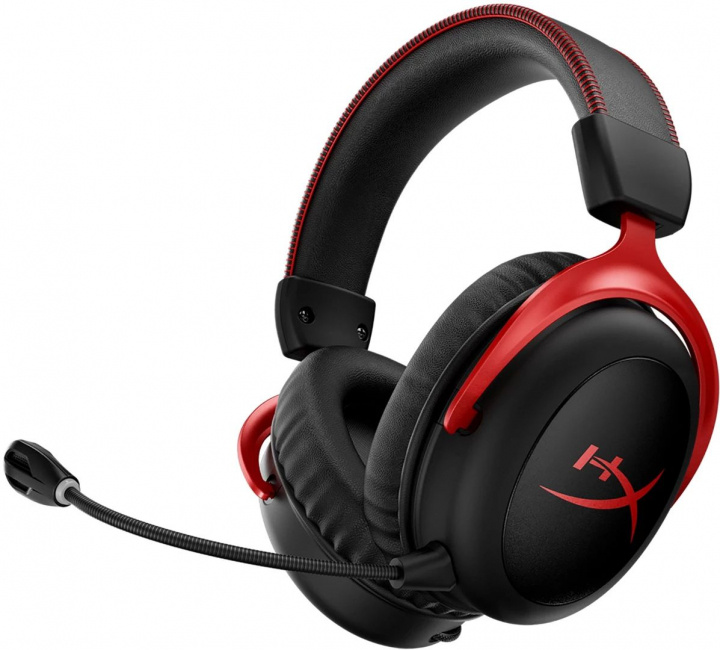 HyperX Cloud II Wireless Black/Red i gruppen COMPUTERTILBEHØR / GAMING / Headset hos TP E-commerce Nordic AB (38-97345)