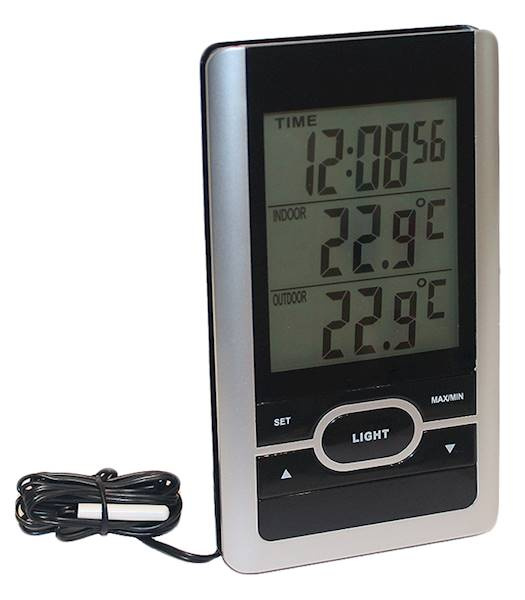 Termometerfabriken Upplyst termometer, Stor display i gruppen HJEM, HUS & HAVE / Ventilator & Klima apparater / Termometre og vejrstationer hos TP E-commerce Nordic AB (38-97381)