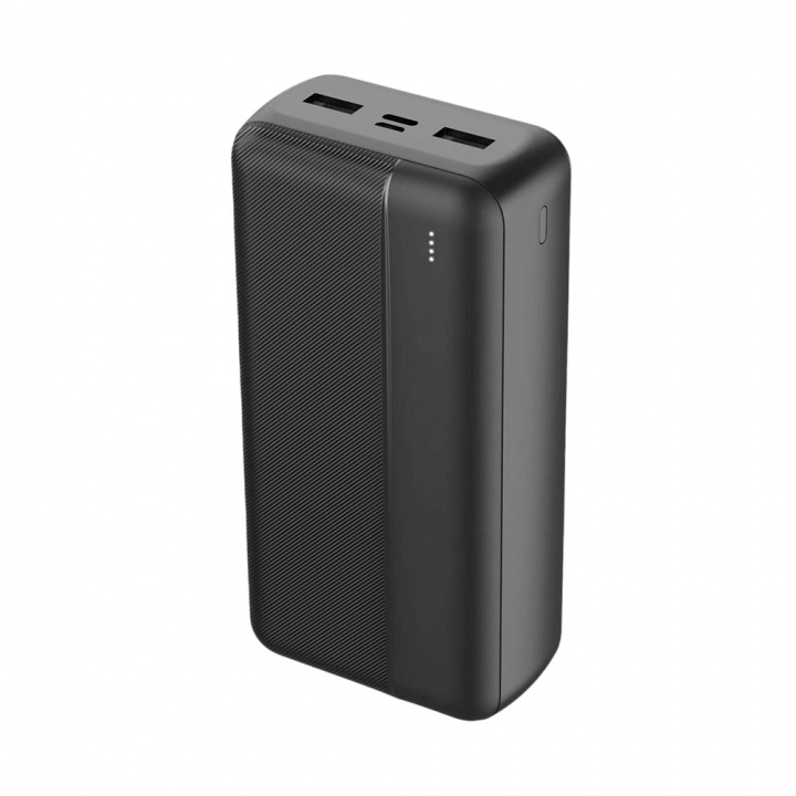 Maxlife Powerbank 30000 mAh, Svart i gruppen SMARTPHONES & TABLETS / Opladere og kabler / Powerbanks hos TP E-commerce Nordic AB (38-97440)