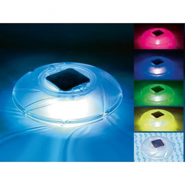 Bestway Floating Pool Light LED Solar Light, 7 farver, 18 cm i gruppen HJEM, HUS & HAVE / Have og gårdhave / Pool & Tilbehør / Pool tilbehør hos TP E-commerce Nordic AB (38-97456)