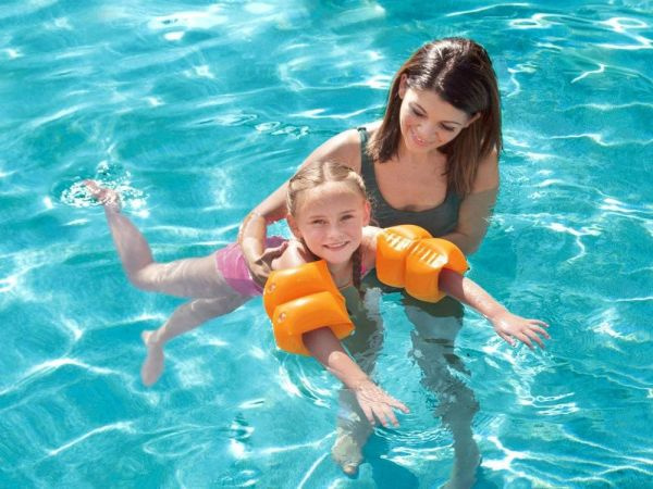 Bestway Arm Puffs Armringe, komfortable, 20 x 20 cm i gruppen LEGETØJ, BØRN & BABY / Børns sikkerhed / Badesikkerhed hos TP E-commerce Nordic AB (38-97472)