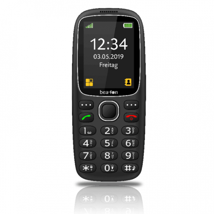 Beafon SL360i, 2G, svart i gruppen SMARTPHONES & TABLETS / Mobiltelefoner & smartphones hos TP E-commerce Nordic AB (38-97483)